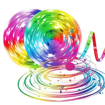 

Waterproof LED Strip Light RGB 5050 Flexible Ribbon LED Light Strip 5m Led Light Tape Diode Bluetooth Music Controller