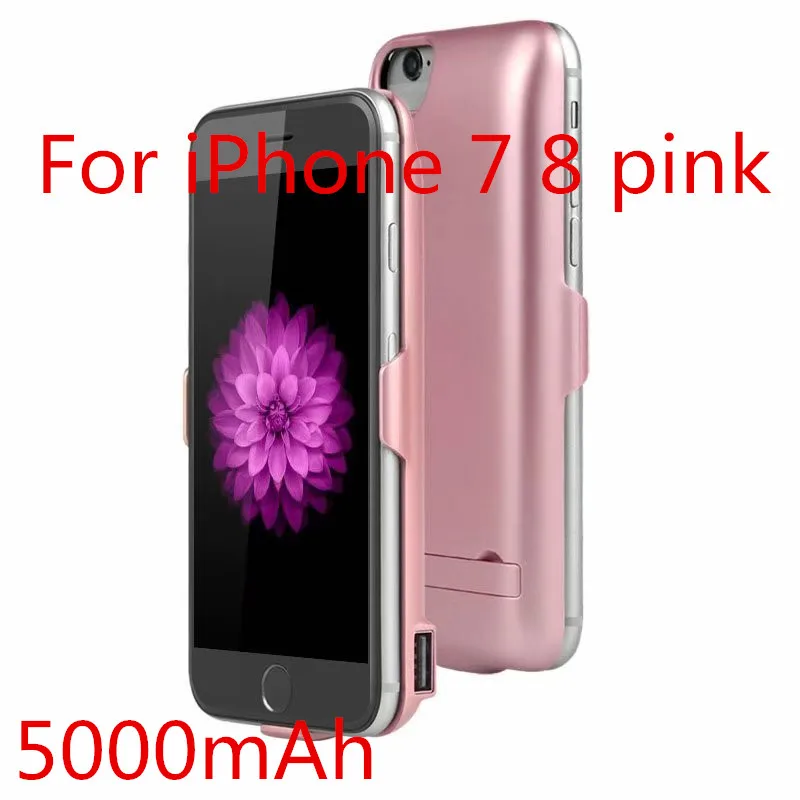 15 Чехол для аккумулятора для iPhone 11 Pro Max 6 6s Plus 7 8 Plus XR, тонкий чехол, чехол для зарядного устройства 5000-8000 мАч, внешний аккумулятор - Цвет: 15