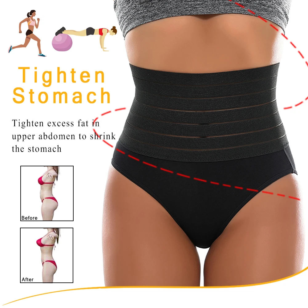 shapewear for tummy Velssut Women Weight Loss Thong Shapers Pamtie Pregnancy Waisr Trainer Slimming Underwear Postpartum Body Shaper Hook Extension plus size shapewear