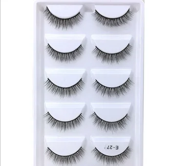 

NEW 150 pair Mink Eyelashes 3D False Eyelashes Thick Pull Through Makeup Eyelashes Extension Natural Volume Soft Fake Eyelashes