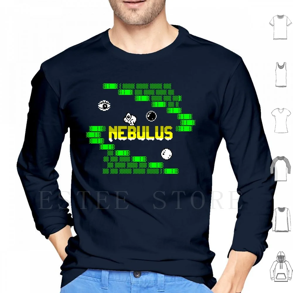 Nebulus-Camiseta de algodón para hombre, camisa con diseño Retro de Pixel  Game, ordenador, vídeo, plataforma Nebulus, torre de rompecabezas, 6Xl, Zx  - AliExpress