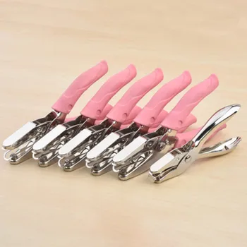 

DIY Puncher Hand Paper Card Cutter Single Hole Punch Metal Kids Handmade Craft Office Home School Binding Supplies