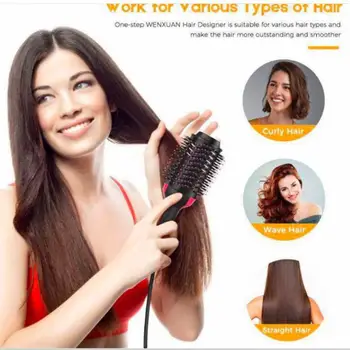 

Durable Fast Heat Conduction Aluminum Head Two-In-One Multifunctional Negative Ion Curling Straightener