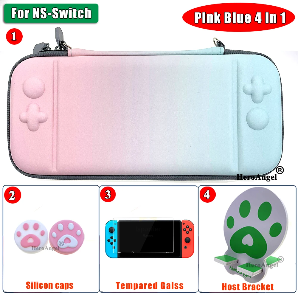 Градиентный цвет новинка 2020 чехол для переноски сумка хранения Nintendo s Switch портативный дорожный Чехол Lite