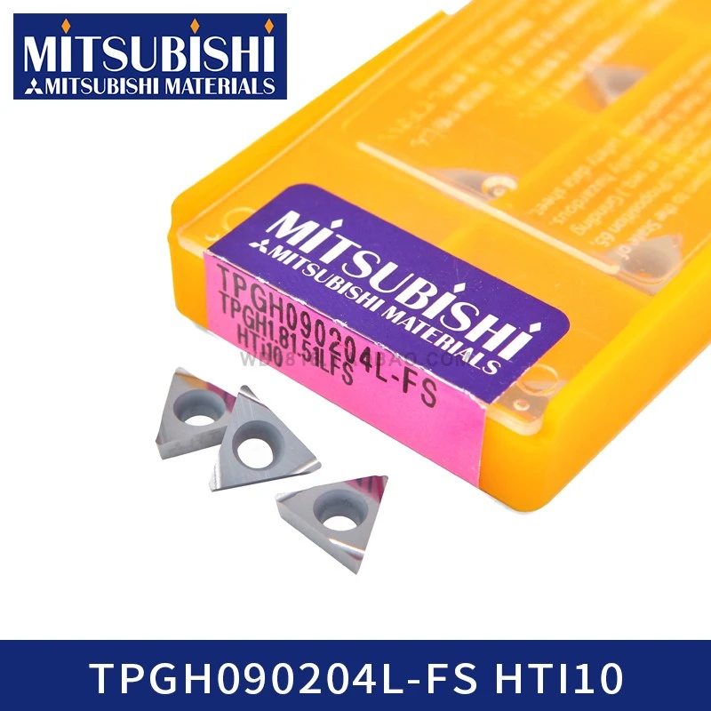 MITSUBISHI TPGH TPGH090204 TPGH110304 TPGH080204 L-FS R-FS NX2525 VP15TF 10 шт. токарный инструмент карбидная вставка для токарного станка
