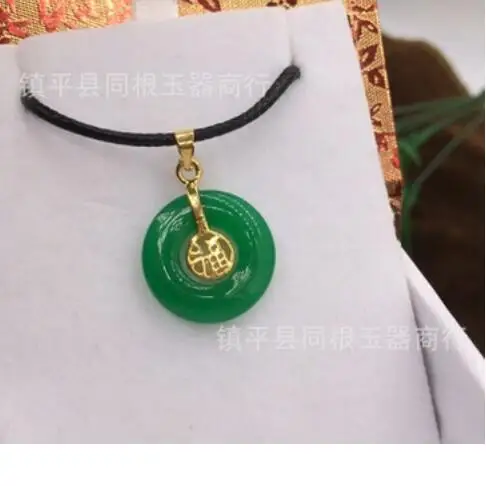 Natural Taiwan Malay stone buckle pendant Necklace Jewelry | Украшения и аксессуары