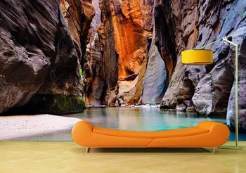 

Custom 3D Photo Wallpaper Mountain Cave Background Mural Living Room Bedroom Vinyl Mural Waterproof Wallpaper Home Decor