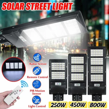 

Polycrystalline Solar Led Street Light Waterproof IP65 Road Garden Lamp Button & Motion Sensor & Rada-r Induction & RC Control