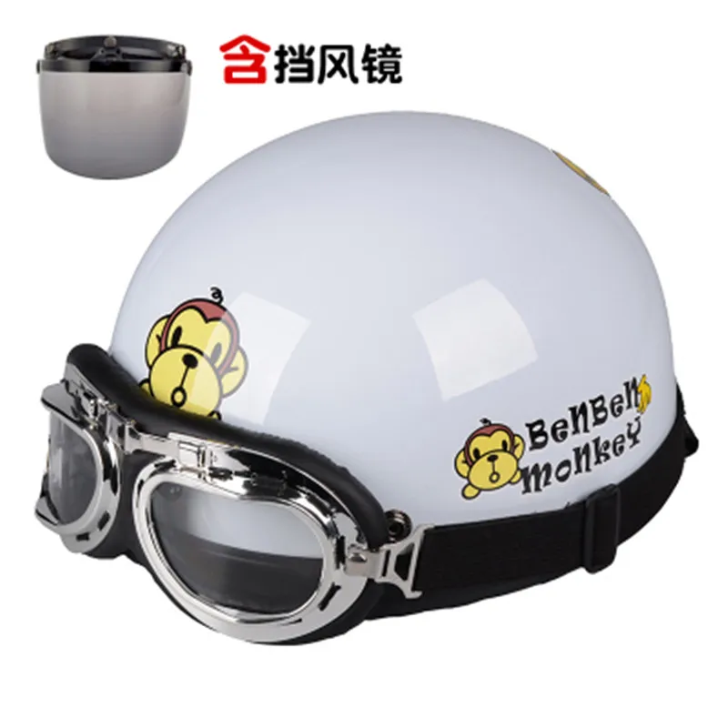 Capacete, Мото шлем мото rcycle шлем половина шлем Электрический мото rcycle анти-УФ милый кожаный шлем мото крест - Цвет: Design 18