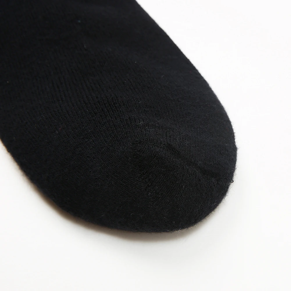 Unisex Winter Outdoor Skiing Cycling Electric Heated Rechargeable Battery Thermal Heated Cotton Socks Feet Thicken Warmer Socks