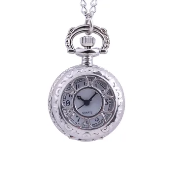 

Pocket Watch Vintage Round Dial Quartz Small Pocket Watch Classical Roman Scale Pocket Watch reloj de bolsillo карманные часы