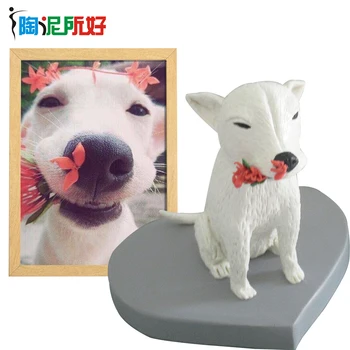 

TNSH Home Decoration Custom Animal Figurine Doll Clay Clay Figurine Birthday Cake Gift to the Guests Wedding Decoration Gift
