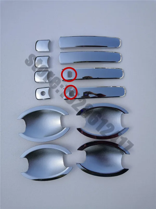 Car Styling Fit for 2003-2008 Infiniti FX45 FX35 ABS Chrome Carbon fiber car Door Handle Covers trim bowl | Автомобили и