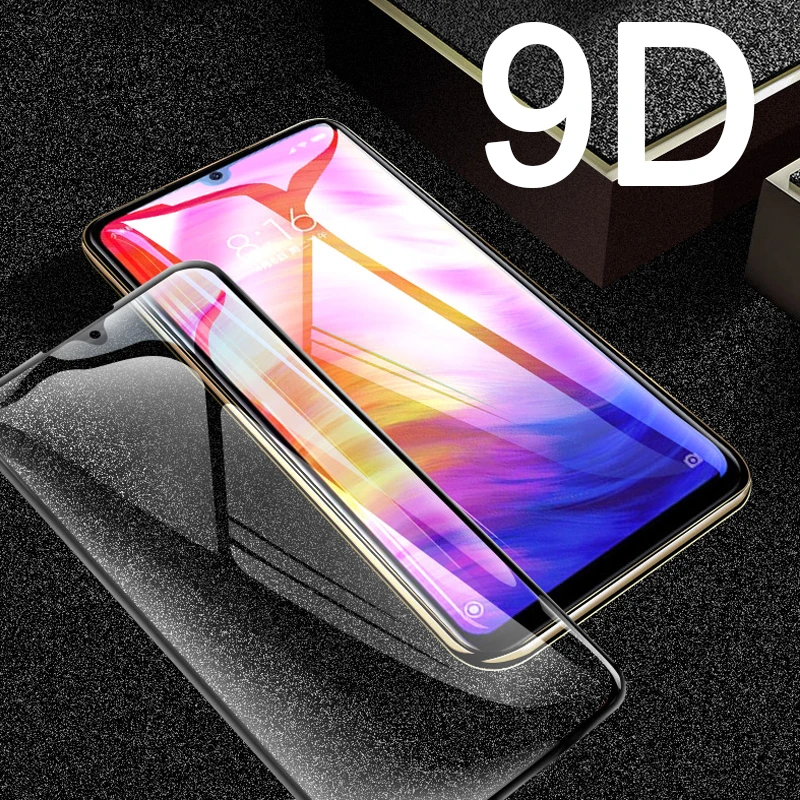 9D защитное закаленное стекло для Xiaomi Redmi 7A 6A Note 7S 7 6 Pro Redmi6 Redmi7 A Redmi7a Note6pro Note7 Note7pro 9H
