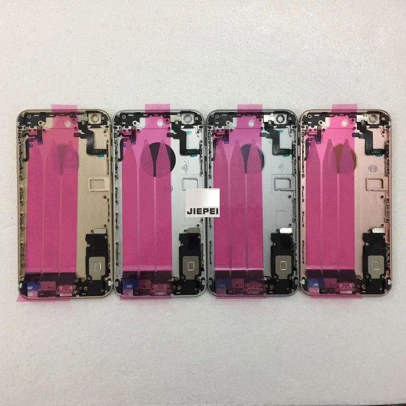 

JIEPEI For iPhone 6S Plus Back Middle Frame Chassis Full Housing Assembly Battery Cover Door Rear with Flex Cable