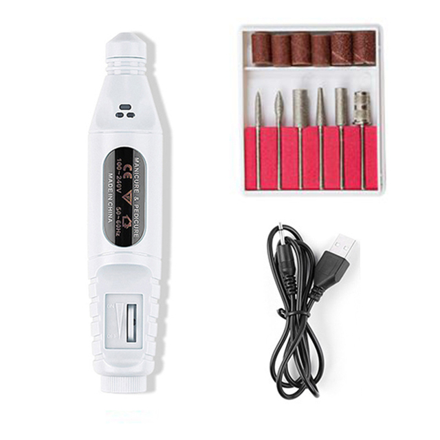 Pro Electric Nail Drill Machine 25000RPM Pedicure Machine Set Electric Manicure Drills Accessory Pedicure Kit Nail Tools