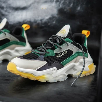 

IMAXANNA Men Casual Shoes Sneakers Mesh Lace Up 2020 Fashion Men Shoes Lightweight Running Shoe Walking Sneakers Men's Tennis