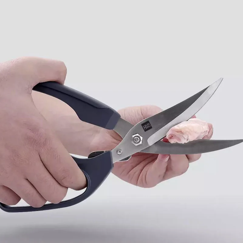 Xiaomi Houhou кухонные ножницы из нержавеющей стали, многофункциональные ножницы, инструмент для курицы, птицы, рыбы, мяса, овощей, трав, барбекю