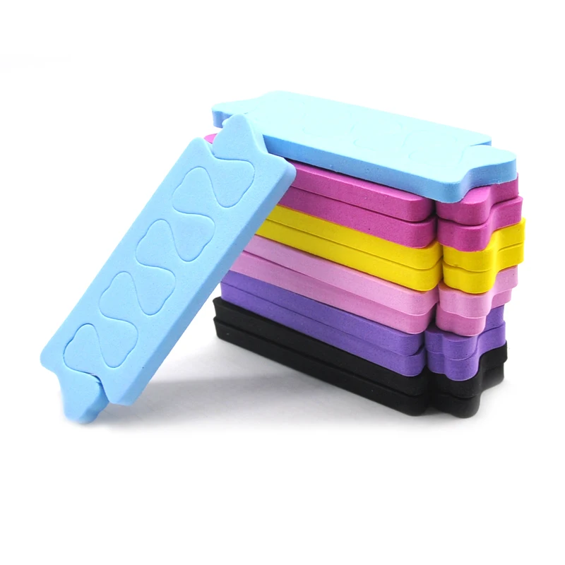 100 PCS/LOT Professional Nail Art Toes Separators Fingers Foots Divider Sponge Soft Gel UV Beauty Tools Polish Manicure Pedicure nail art tools toe separators toe spreader finger toe separator