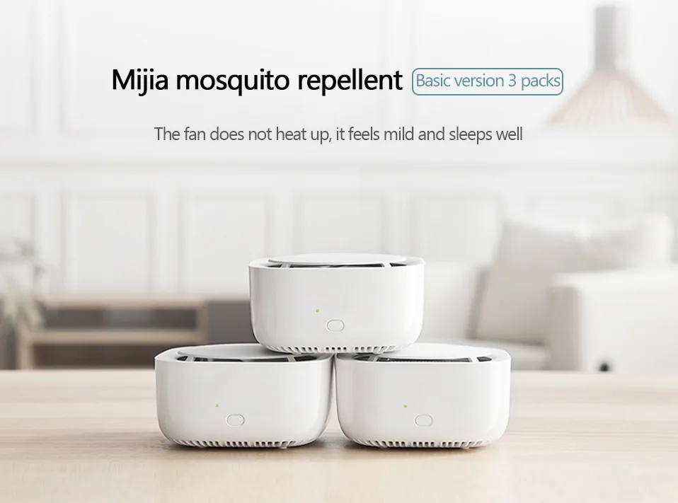 New Xiaomi Mijia Mosquito Repellent Killer basic version No Heating Fan Drive Portable Insect Repeller Timing Function Repellent (10)