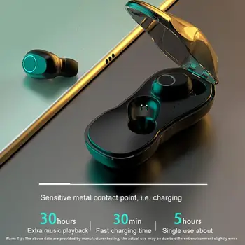 

New Bluetooth 5.0 Wireless Earphones TWS Touch Control Headphones Sports Waterproof Headsets With Charging Box For IOS/Android
