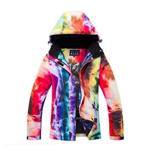 Лыжная куртка женская куртка для сноуборда Водонепроницаемая зимняя куртка лыжная спортивная одежда дышащая супер теплая зимняя куртка для спорта на открытом воздухе