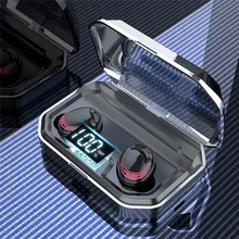 TWS беспроводные наушники Bluetooth 5,0 стерео наушники IOS Android беспроводные наушники Спорт общая гарнитура 3000 мАч зарядная коробка