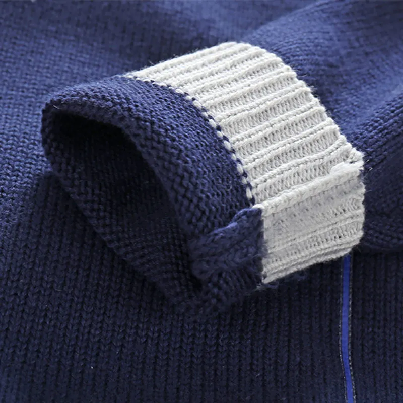 Boys Cotton Sweaters Kids O-Neck Winter Clothes Car Printed Casual Outerwear
