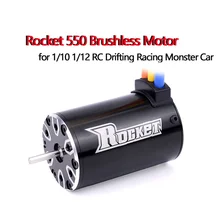 

SURPASS HOBBY Rocket 550 4300KV 3800KV 3500KV 3300KV 4 Poles Sensorless Brushless Motor for 1/10 4WD Trucks Monster Car Buggy