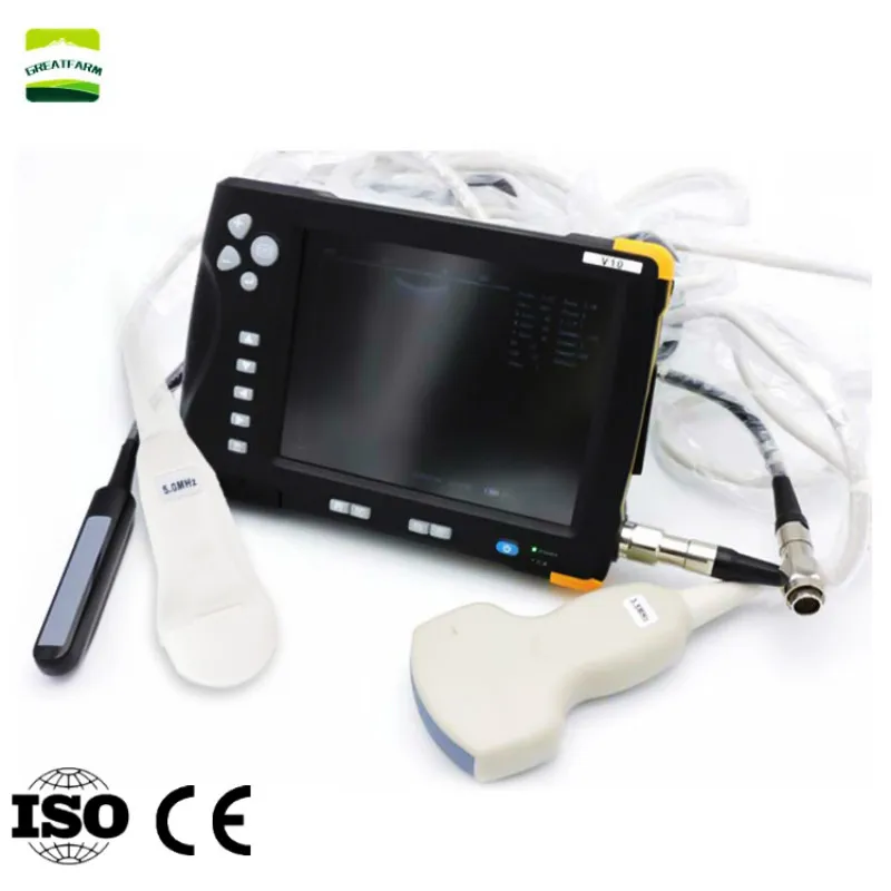 US $399.94 Veterinary testing machine probe cattle Vet Pregnancy Detector sheep Portable Waterproof scanner probe pig dog Accessories