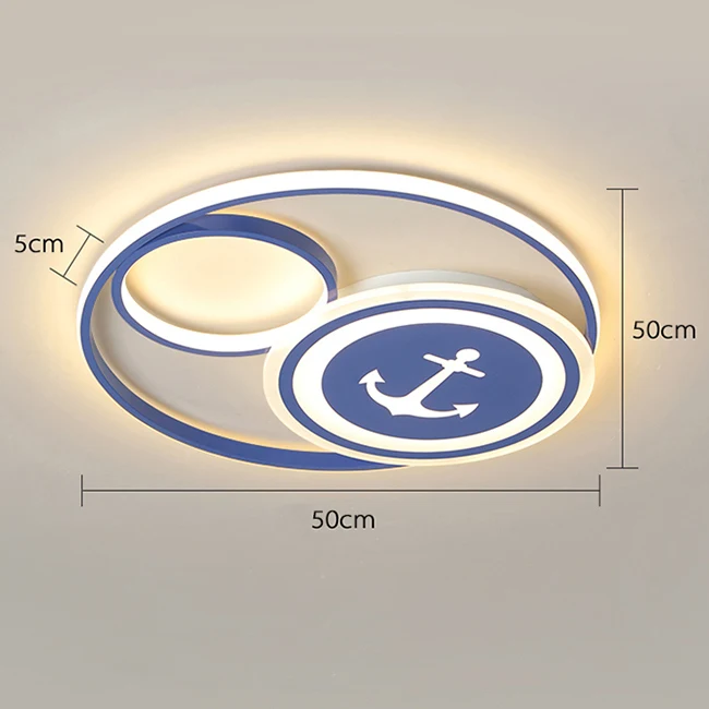 Diameter 500mm NEO gleam двойной Glow современные светодиодные светильники потолочные для гостиной спальня lamparas де TECHO затемнением потолочные светильники лампы, светильники - Цвет корпуса: Diameter 500mm