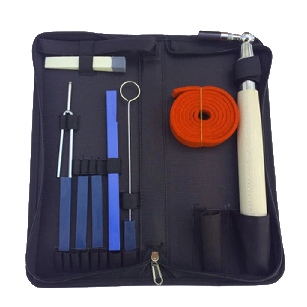 

10 Pieces Piano Tuning Tuner Tool Wrench Screwdriver Fork Mute Kit Set
