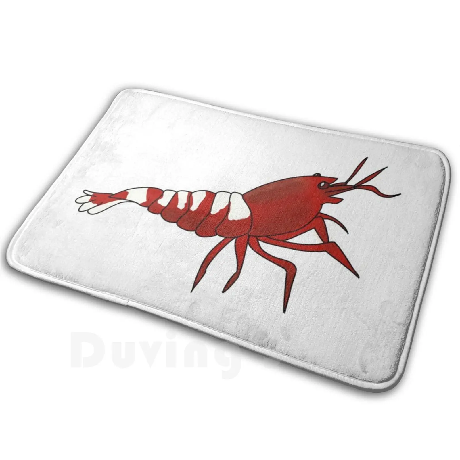 Tappeto Rosso Pinto Gambero Tappeto Tappeto Cuscino Morbido Antiscivolo Rosso Pinto Gamberetti Gamberetti Cristallo Natura Caridina Gamberetti Neocari