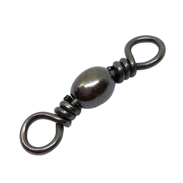 200/500/1000 PCS Fishing Barrel Swivel Stainless Freshwater