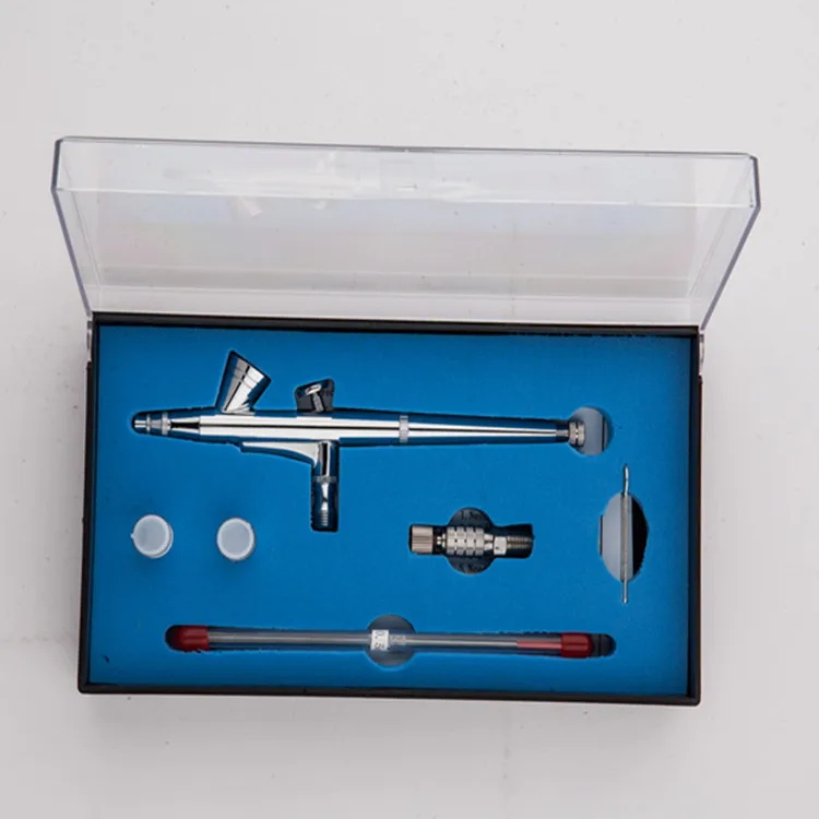 

Supply Double-Action Air Brush on Pot Capacity 2CC, Needle Diameter 0.2, 0.3, & Amp; 0.5 Mm TD-135T