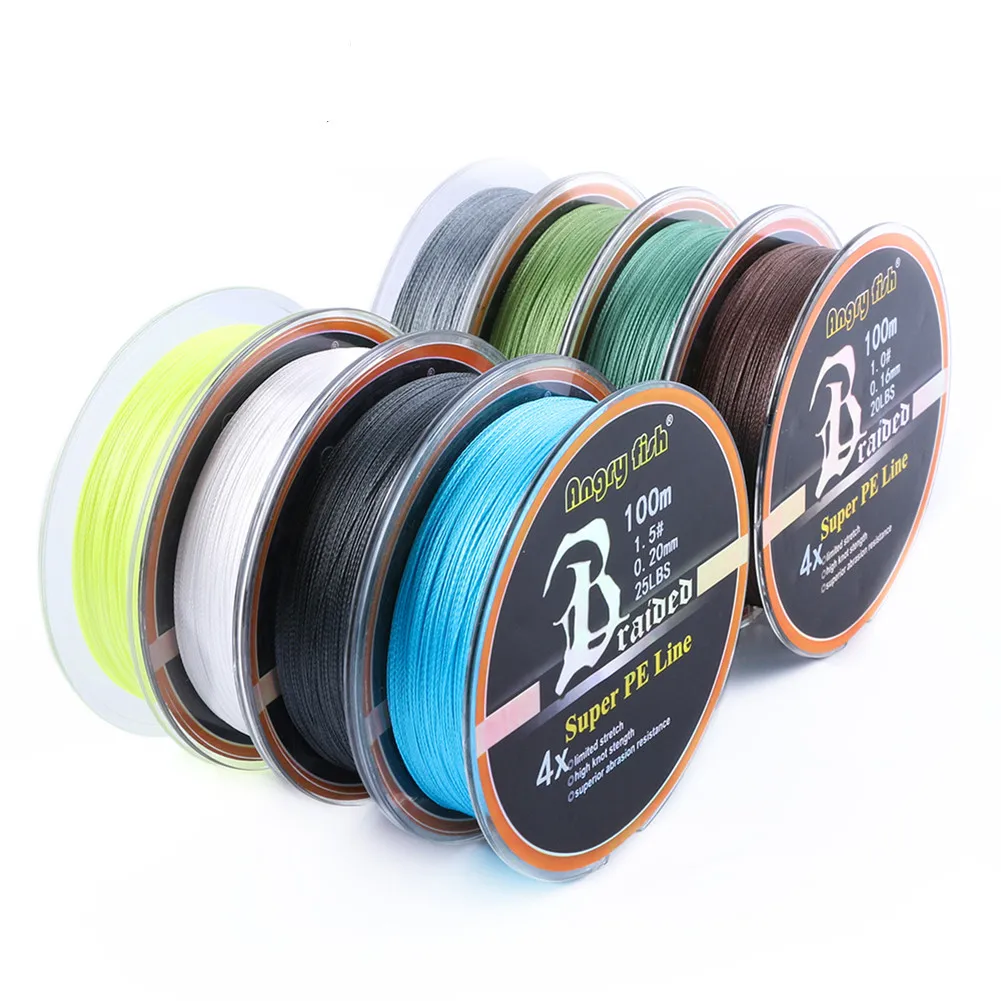 

Diominate PE Line 4 Strands Braided 100m/109yds Super Strong Fishing Line 10LB-80LB Brown