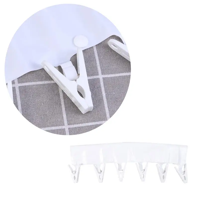 Portable Cloth Hanger Rack Folding Travel Laundry Drying Rack Clothespins Towel Clips For Trouser Coat Towel Socks