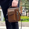 Men's bag mini shoulder bag male messenger bag business briefcase casual bag retro small bag ► Photo 2/6