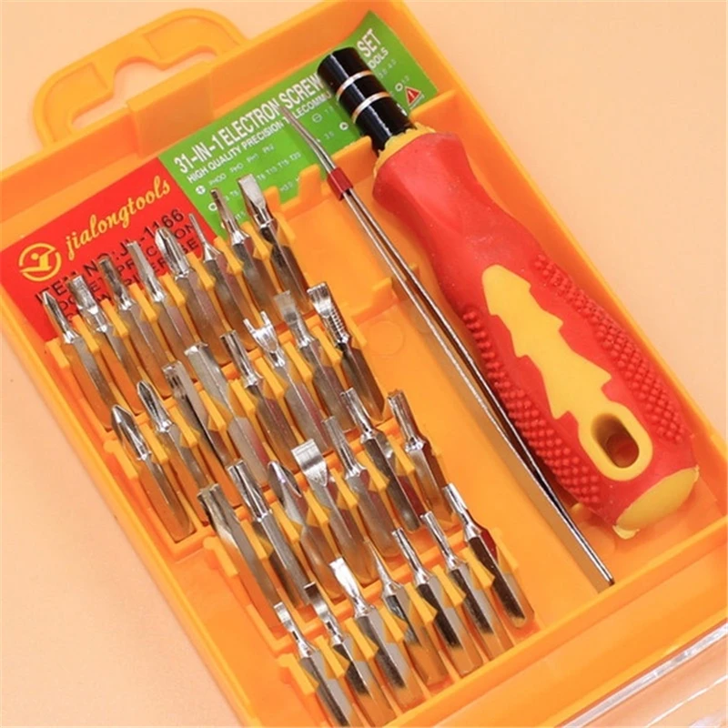 

32 in 1 Precision Torx Screwdriver Cell Phone Repair Tool Set Tweezer Mobile Kit For Camera Watch Remove Hand Tool Suit Box