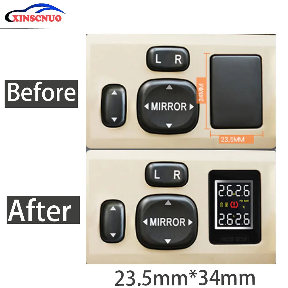 XINSCNUO ڵ   Ÿ  ũ TPMS Ÿ̾ з ͸ ý  LCD ÷