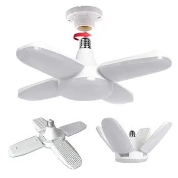 

LED Garage Shop Work Lights Home Ceiling Fixture Deformable Lamp 60W 4000lm E27 Creative Folding Lamps Super Bright Indoor Decor