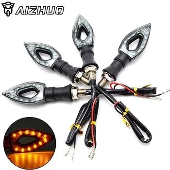 

Universal Motocycle Turn Signal Indicators LED Light For YAMAHA R1 2004 2005 2006 R3 R6 KAWASAKI Z1000 Z800 Z750 Suzuki GSXR 600