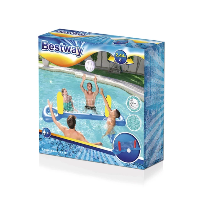 Parent Child Swimming Pool Water Inflatable Volleyball Basketball Ball Water Net Mattress Sports Games Circle Float Beach Toys 6