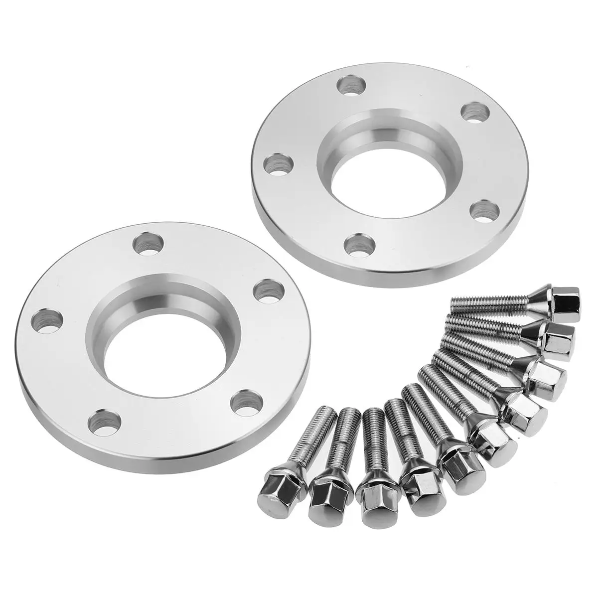 

2pcs Car 15mm Wheel Spacer Adapter 5x120mm Tire Spacer Aluminum For BMW 1 3 5 6 7 8 Series E82 E88 E30 E36 E46 E28 E34