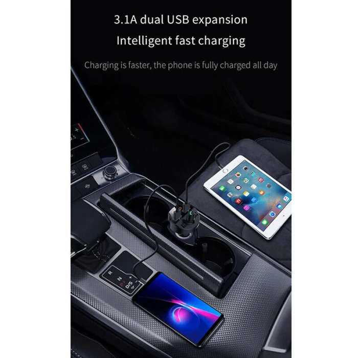 Автомобильный быстрый USB беспроводной в автомобиле Bluetooth fm-передатчик MP3 радио громкой связи вызов Hi 888