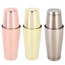 304 шейкер для коктейлей из нержавеющей стали, набор для бармена, барный инструмент, аксессуары для барной посуды, многоразовые барные инструменты