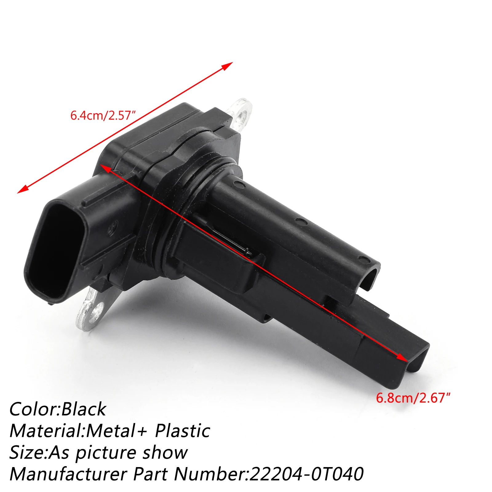 Areyourshop 1X датчик массового расхода воздуха MAF 22204-0T040 для Toyota Camry Scion датчик воздушного потока автомобильные аксессуары Запчасти