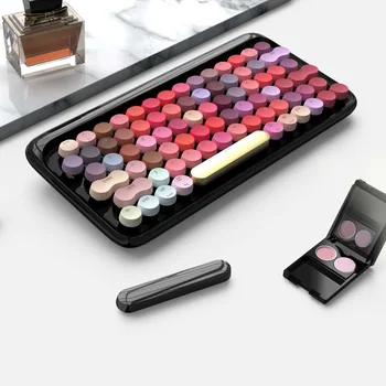 

Circle Dot Bluetooth Wireless Girl Lipstick Blue Axis Mechanical Keyboard for Apple MAC Gaming Keyboard 79 (Key)