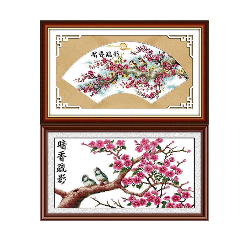 

Impressions of FluidityPatterns Counted Cross Stitch 11CT 14CT Scenery Cross-stitch Embroidery set