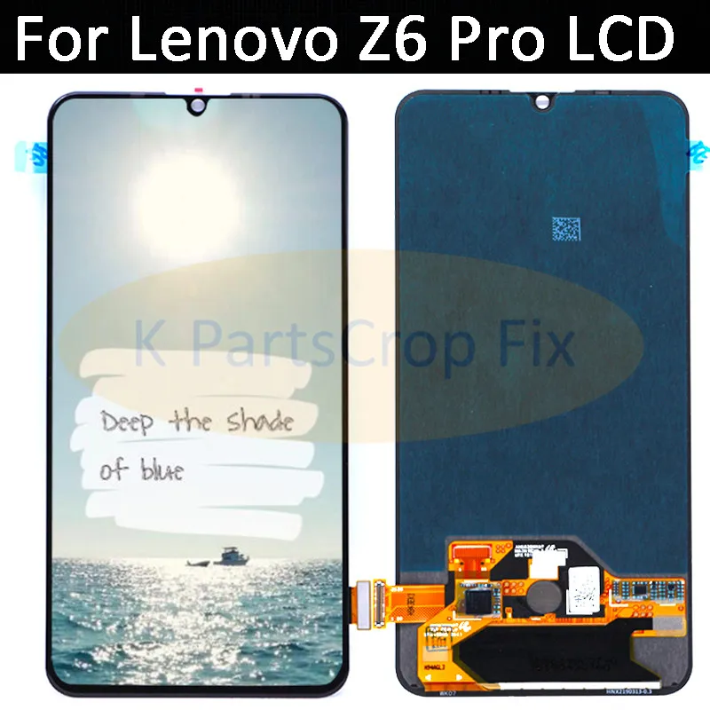 Супер amoled протестированный 6,3" для lenovo Z6 Pro ЖК-дисплей с сенсорным экраном дигитайзер сборка Замена для lenovo Z6 Pro lcd